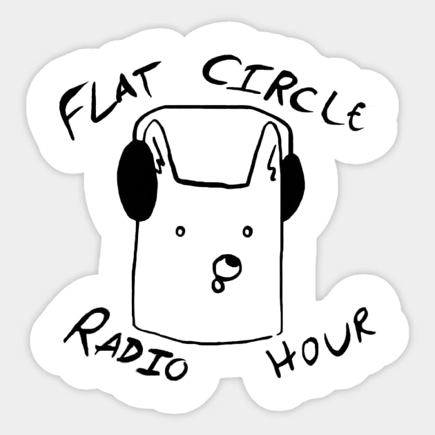 Pup Logo Sticker by Flat Circle Radio Hour